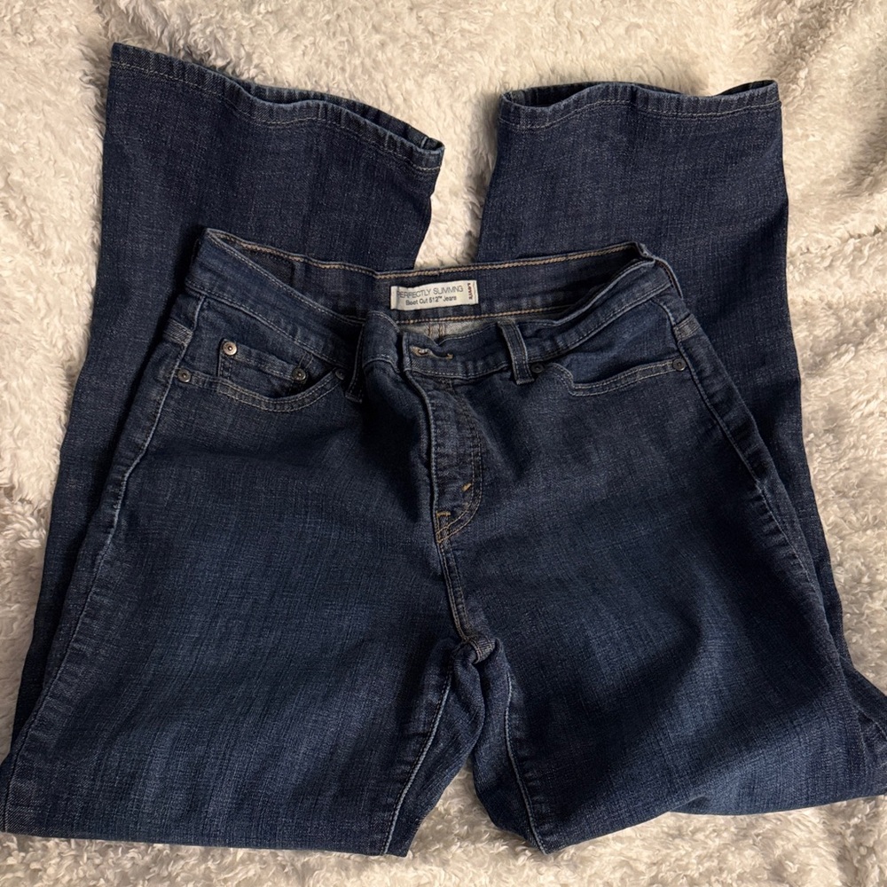 Levi's Women's Boot Cut Jeans in Deep Blue
